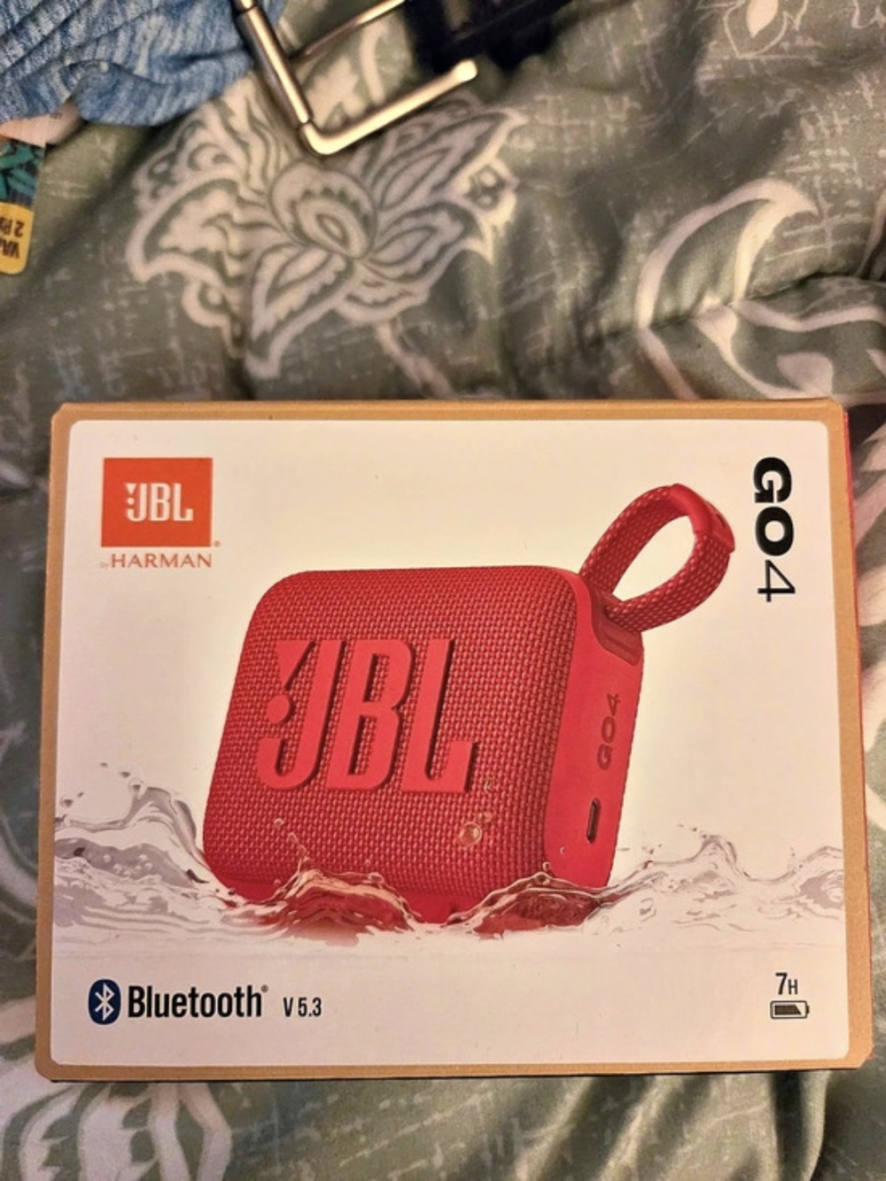 JBL GO 4 Portable Bluetooth Speaker Red